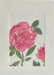 Hand Painted Original Watercolor Greeting Card #GC001